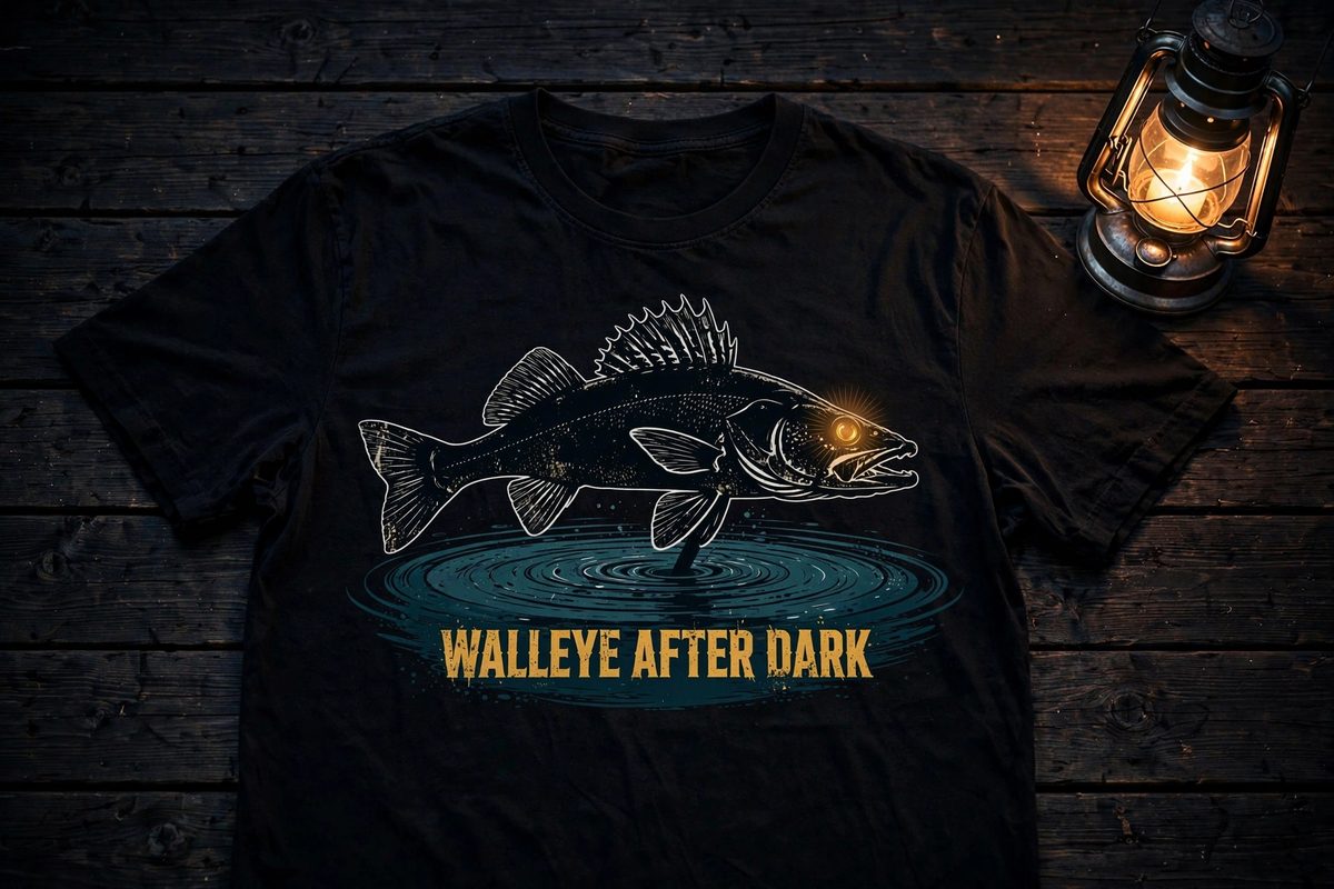 Walleye After Dark Tee